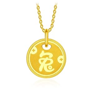 CHOW TAI FOOK ゴールド ネックレス 約50cm Amazon.com: CHOW TAI FOOK 999 Pure 24K Gold Green Enamel